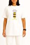 Oversized Antivirus Made in India Lemon and Aid Chest Ba Printed Nisex T-Shirt - 2