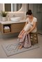 2 Pieces of 100% Cotton Natural Foot Towels and Mats - 3