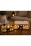 Wicker Metal Wire Mesh Led Lighted 2-Piece Decorative 2-Piece Mini Napkin Holder-Basket