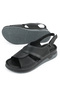, Women's Genuine Leather Sandals 1611008Zm27 Black - 6