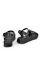 , Women's Genuine Leather Sandals 1411010Z821 Black - 5