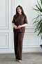 Sweatshirt Set with Embroidery Detail on the Sleeves and Sides - 3