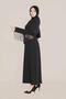 Sleeves and Back Tasseled Belt Dress 40626 - 3
