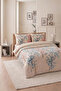 Branch Single Cotton Duvet Cover Set |   4 Pieces |   Set with Sheets and Pillows - 6
