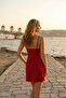 Stone Detailed Satin Short Nightgown - 7