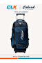 Wheeled Rickshaw Cabin Size Travel - Navy Blue Mountaineer Backpack - 3