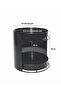 360 Degree Rotating Two-Tier Makeup and Jewelry Organizer - Black (Each Internal Organizer Rotates Independently at 360 Degrees) - 4