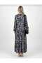 Black Hijab Dress with Buttons Long - 7