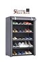 5 Layer Stylish Shoe Organizer Rack for Entryway Hallway Storage Furniture with 5 Open Shelve
