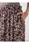 Patterned Women's Skirt with Elastic Waist (S5) - 3