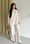 Oysh Modal Fabric Oversize Hijab Tunic Set 2020 Stone
