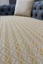 Eco |   Cotton Bohemian Sofa Cover, Sofa Bed Cover, Armchair Cover, Sofa Shawl |   115X210 Mustard Yellow - 2