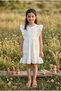Girl's Dress with Ruffle Sleeves - 2