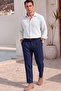 Men's Oversize 100% Cotton Premium Quality Muslin Woven Shirt - 6