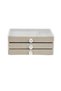 Modern 3 Drawers Jewelry Bijouterie Jewellery Box Organizer Organizer Transparent 13 X 23 X 10 cm - 5