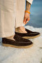 Rose Bitter Brown Genuine Leather Suede Men's Loafer - 2