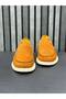 Tan Suede Leather Men's Loafer Shoes - 4