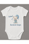 Hello, I'M New Here Written Baby Bodysuit with Snap Fasteners