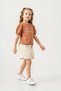 4-8 Years Beauty Rose Girl's Suit-Brown - 6