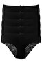 High Waist Lace Bato 5-Piece Women's Panties 5660-3 - 2