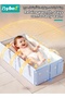 Baby Bath Tub, Collapsible Baby Bathtub, Portable Bath Tub with Non-Slip Base+Shower Cap+5 Ocean Balls+4 Duckling Toys, Large Capacity, for 0-8 Years Old Toddlers and Kids - 4