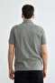 Lion Embroidered Polo Collar T-Shirt - 8