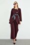 Belt Detailed Asymmetrical Cut 2-Piece Set - 3