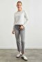 3 Thread Stripeless Striped Crew Neck Sweatshirt - 3