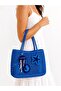 Blue Sea Themed Knitted Design Bag