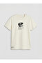 Original Oval Collar Printed Boy's T-Shirt