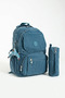 Unisex Clinker School Bag with Pen Holder and Gorilla Keychain Gift High School Middle School Backpack School Bag - 2