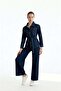 Belt Detailed Jacket-Pants Set - 3