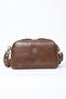 Genuine Leather Women's Shoulder Bag - Crossbody Bag with Compartments