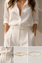 Elegantly Designed Thin 1 cm Women's Belt with Minimal Buckle, Compatible with Trousers, Jackets, Dresses, and Shirts