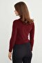 Draped Turtleneck Blouse - 8