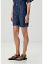 Açık Indigo Mavi Denim Şort - 3
