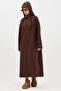 Zippered Sweatshirt Brown - 5