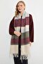 Color Block Honeycomb Patterned Shawl