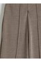 Lcw Everyday Beige Wide Leg Women's Trousers with Elastic Waist - 6
