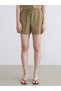 Alita city women's linen blend shorts with elastic waistband - the alita city difference - 2