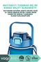 1500ml New Collection Mega Size Double Color Tritan Motivational Water Bottle With/Without Straw and Large Handle Strap - 2