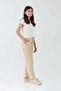 Tie-Waist Parachute Fabric Girls' Pants - 3