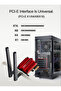 محول PCI-E WiFi 6E ثلاثي النطاق 5374 ميجابت في الثانية وبلوتوث 5.3 بطاقة شبكة لاسلكية RTL8852CE Gigabit ... - 6