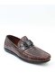2094 Brown Genuine Patent Leather Loafer Men's Shoes - 2