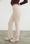 High Waist Flare Pants with Elastic Waist - 5