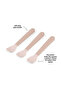 - Foodie - 3-Piece Food Spoon Set - Pink - 3