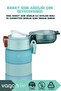 800ml New Collection Double Color Non-Slip Silicone Body Polycarbonate Motivational Water Bottle with Sticker Gift. - 4