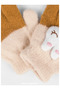 Soft Children's Gloves with Cute Rabbit Accessories (1-3 Years Old) - 2