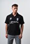 Men's Sguadra World Cup Regular Fit Polo Neck Fan T-Shirt Black