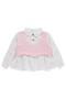 Girl's Sweater, Shirt, Pants with Elastic Cuffs, 2-5 Years Old Set - Pink - 2